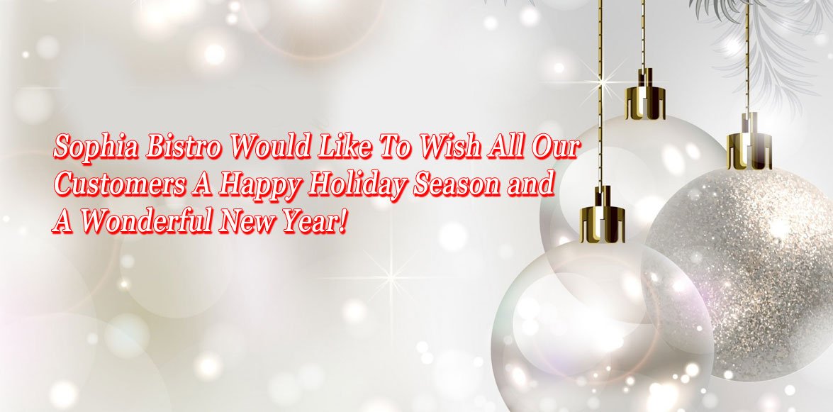 Happy Holidays Sophia Italian Bistro Happy Holidays