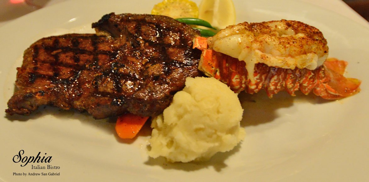 Surf & Turf Sophia Italian Bistro